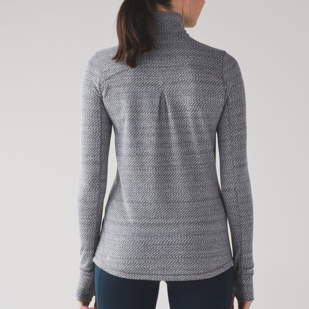 Lululemon Outrun 1/2 Zip Hazy Heather - Picture 3 of 8